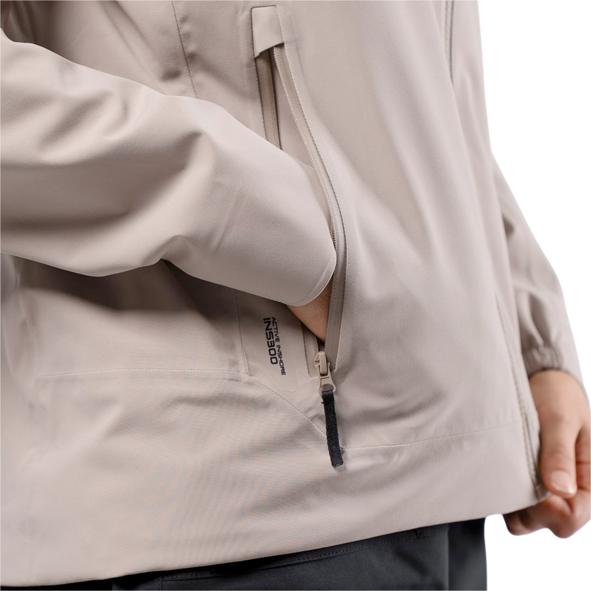 2026 Zhik Womens INS300 Sailing Jacket JKT-0300-W - Stone